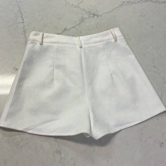 Saints & Hearts Cream Suede Shorts with Snake Print Stars & Studs Medium - Picture 7 of 11